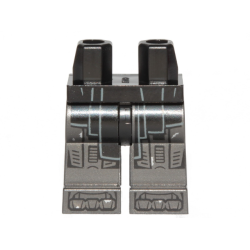 Hips and Pearl Dark Gray Legs with SW Sith Robe, Mechanical Parts and Claws Pattern (Darth Maul)