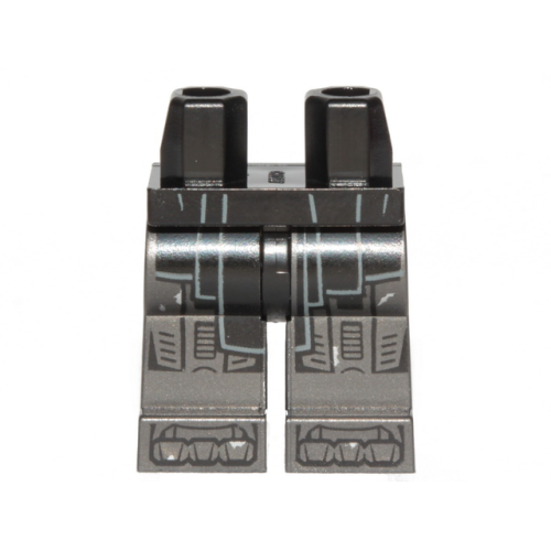 Деталь LEGO 970c77pb11 Hips and Pearl Dark Gray Legs with SW Sith Robe, Mechanical Parts and Claws Pattern (Darth Maul)
