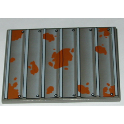 Slope 10 6 x 8 with Rusting Sheet Metal Roof Pattern
