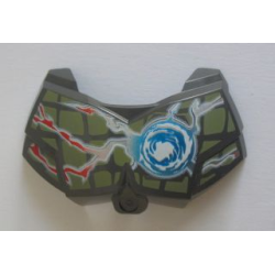 Large Figure Chest Armor Small with Chi and Olive Green (Crocodile) Pattern Large Figure Chest Armor Small with Chi and Olive Green (Crocodile) Pattern