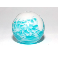 Ball, Bionicle Zamor Sphere with Marbled White Pattern Ball, Bionicle Zamor Sphere with Marbled White Pattern