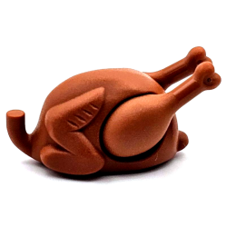 Turkey (Type 2) with Drumsticks 22mm with Oval Opening on Back (2663 / 42876)