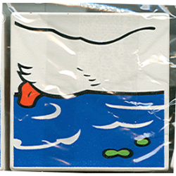 Duplo, Tile 2 x 2 x 1 with Duck Mosaic Picture 05 Pattern