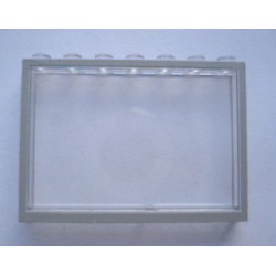 Modulex, Window 1 x 7 x 5 with Gray Border Pattern