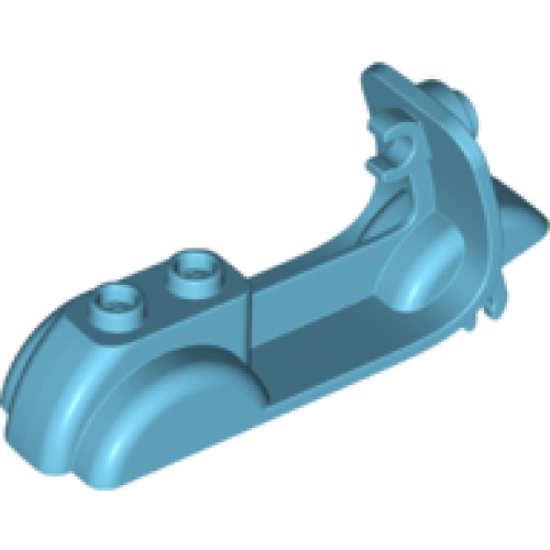 Деталь LEGO 15396 Scooter Body - Medium Azure