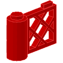 Fence Gate 1 x 3 x 2 Lattice - Red Fence Gate 1 x 3 x 2 Lattice - Red