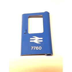 Door 1 x 4 x 5 Train Right, Thin Support at Bottom with British Railways Train Logo and '7760' Pattern (Sticker) - Set 7760 Door 1 x 4 x 5 Train Right, Thin Support at Bottom with British Railways Train Logo and '7760' Pattern (Sticker) - Set 7760