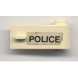 Door 1 x 3 x 1 Right with 'POLICE' Pattern (Sticker) - Set 6681 Door 1 x 3 x 1 Right with 'POLICE' Pattern (Sticker) - Set 6681