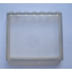 Modulex, Window 1 x 7 x 6 with Gray Border Pattern