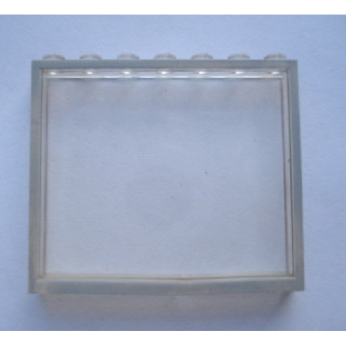 Деталь LEGO Mx1576pb02 Modulex, Window 1 x 7 x 6 with Gray Border Pattern