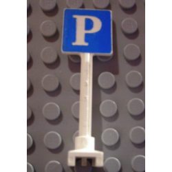 Road Sign Square with Parking Pattern Road Sign Square with Parking Pattern