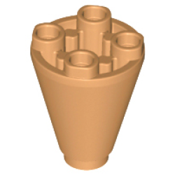 Cone 2 x 2 x 2 Inverted - Medium Nougat