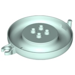 Duplo Bath Toy 8 x 8 Floating Ring, Bottom - Light Aqua Duplo Bath Toy 8 x 8 Floating Ring, Bottom - Light Aqua