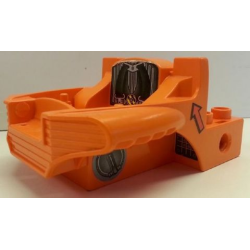 Duplo, Toolo Cockpit 4 x 6 with Seat with Seatbelts, Arrows and Engine Parts Pattern (7 Stickers) - Set 3590