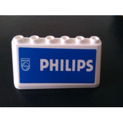 Windscreen 2 x 6 x 2 with 'PHILIPS' on Blue Background Pattern (Sticker) - Set 880002-2 (in Combination with Sets 3308 / 3309) Windscreen 2 x 6 x 2 with 'PHILIPS' on Blue Background Pattern (Sticker) - Set 880002-2 (in Combination with Sets 3308 / 3309)