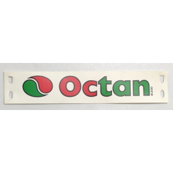 Plastic Rectangle 16 x 4 with Octan Logo Pattern