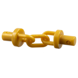 Chain with Bar Ends - Dark Bluish Gray