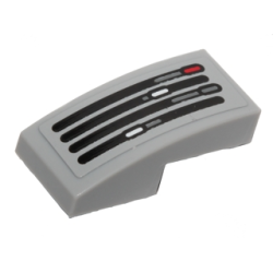 Slope, Curved 2 x 1 x 2/3 with SW Flash Speeder Controls Pattern (Sticker) - Set 75091 Slope, Curved 2 x 1 x 2/3 with SW Flash Speeder Controls Pattern (Sticker) - Set 75091