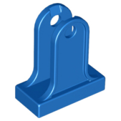 Duplo Boat Helm / Ship's Wheel Support - Blue Duplo Boat Helm / Ship's Wheel Support - Blue