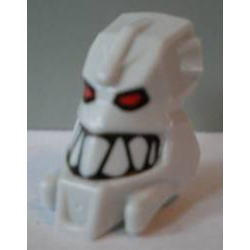 Minifigure, Head, Modified Bionicle Piraka Thok Pattern Minifigure, Head, Modified Bionicle Piraka Thok Pattern