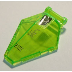 Windscreen 6 x 4 x 1 Hexagonal with Bar Handle with Black Short Stripe and Silver Head-Up Display (HUD) Pattern (Stickers) - Set 72002 Windscreen 6 x 4 x 1 Hexagonal with Bar Handle with Black Short Stripe and Silver Head-Up Display (HUD) Pattern (Stickers) - Set 72002