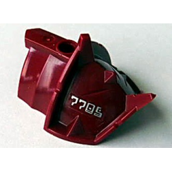 Large Figure Armor, Shoulder - Spiky (Knights Kingdom II / Exo-Force) with Silver '7705' Pattern Model Left Side (Sticker) - Set 7705 Large Figure Armor, Shoulder - Spiky (Knights Kingdom II / Exo-Force) with Silver '7705' Pattern Model Left Side (Sticker) - Set 7705