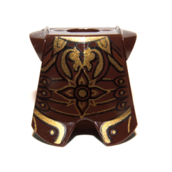 Minifigure Armor Breastplate with Leg Protection with LotR King Theoden Pattern Minifigure Armor Breastplate with Leg Protection with LotR King Theoden Pattern