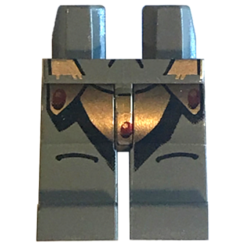 Деталь LEGO 970c00pb0022 Hips and Legs with SW Geonosian Copper Pattern