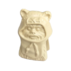 Minifigure, Head, Modified SW Ewok Plain - Tan