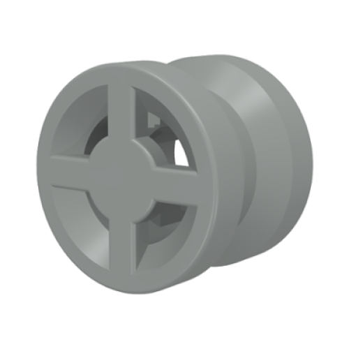 Деталь LEGO 4624 Wheel 8mm D. x 6mm - Light Gray