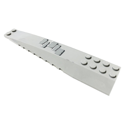 Wedge 16 x 4 Triple Curved with Reinforcements with Bricks Pattern 3 (Sticker) - Set 71040