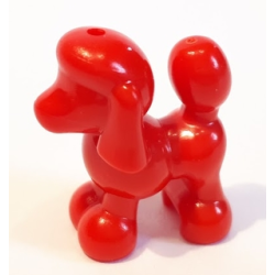 Dog, Friends Style, Poodle - Red Dog, Friends Style, Poodle - Red