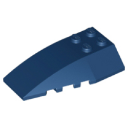 Wedge 6 x 4 Triple Curved - Dark Blue