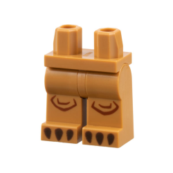 Hips and Legs with Reddish Brown Knees, Dark Brown Claws Pattern Hips and Legs with Reddish Brown Knees, Dark Brown Claws Pattern