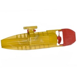 Electric, Motor with Boat Propeller and Rudder 14 x 4 x 4, 3-Blade Propeller Electric, Motor with Boat Propeller and Rudder 14 x 4 x 4, 3-Blade Propeller