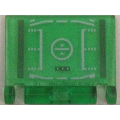 Деталь LEGO 24093pb012 Minifigure, Utensil Book Cover with Head-up Display (HUD) Pattern