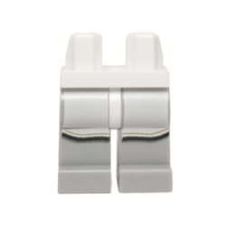 Hips and Light Bluish Gray Legs with White Robe with Black and Tan Border Pattern Hips and Light Bluish Gray Legs with White Robe with Black and Tan Border Pattern