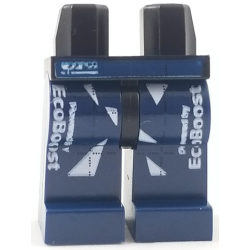 Hips and Dark Blue Legs with 'sparco' Logo and 'Powered by EcoBoost' with White Triangles Pattern Hips and Dark Blue Legs with 'sparco' Logo and 'Powered by EcoBoost' with White Triangles Pattern