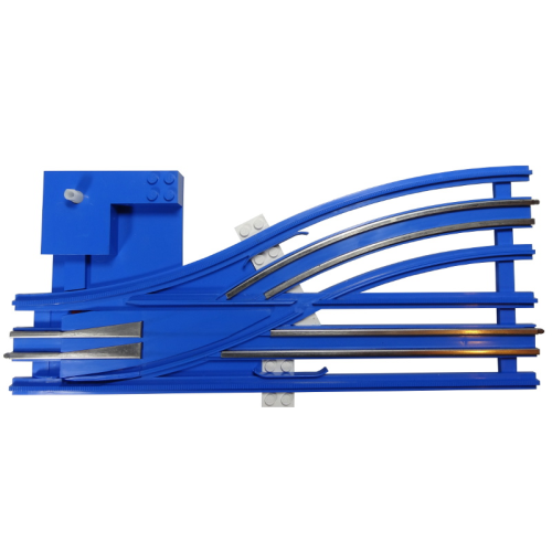 Деталь LEGO sw12v1leftM Train, Track 12V Switch Point Left, Type 1 Manual