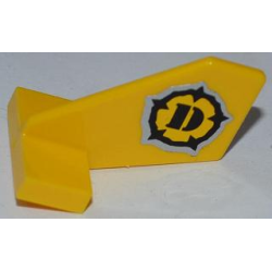 Tail Shuttle, Small with Dino Logo Pattern on Both Sides (Stickers) - Set 5887