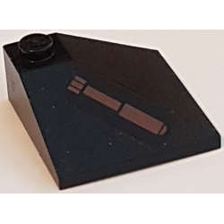 Slope 33 3 x 3 Double Convex with Hydraulic Cylinder Pattern Model Left Side (Sticker) - Set 7888 Slope 33 3 x 3 Double Convex with Hydraulic Cylinder Pattern Model Left Side (Sticker) - Set 7888