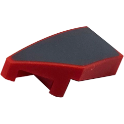 Wedge 2 x 1 x 2/3 Left with Dark Bluish Gray Surface Pattern Wedge 2 x 1 x 2/3 Left with Dark Bluish Gray Surface Pattern