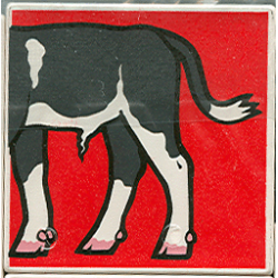 Duplo, Tile 2 x 2 x 1 with Cow Mosaic Picture 09 Pattern Duplo, Tile 2 x 2 x 1 with Cow Mosaic Picture 09 Pattern