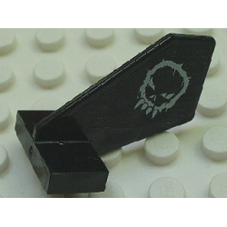 Tail Shuttle, Small with Space Police 3 Alien Skull Pattern on Both Sides (Stickers) - Set 5980