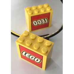 Brick 2 x 4 x 3 with Lego Logo Pattern on Both Sides Brick 2 x 4 x 3 with Lego Logo Pattern on Both Sides