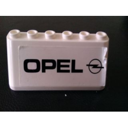 Windscreen 2 x 6 x 2 with 'OPEL' on White Background Pattern (Sticker) - Set 880002-2 (in Combination with Sets 3308 / 3309) Windscreen 2 x 6 x 2 with 'OPEL' on White Background Pattern (Sticker) - Set 880002-2 (in Combination with Sets 3308 / 3309)