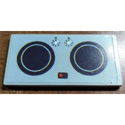 Tile 3 x 6 with Cooktop Pattern (Sticker) - Set 3270
