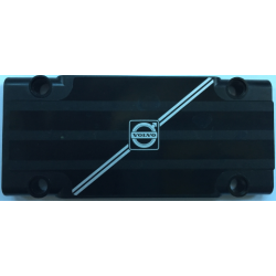 Technic, Panel Plate 5 x 11 x 1 with Silver VOLVO Logo and Diagonal Stripes Pattern (Sticker) - Set 42030