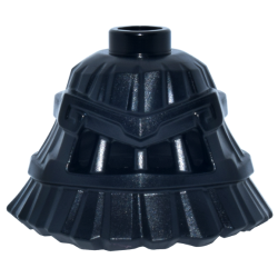 Minifigure, Headgear Hat, Conical Asian Roningasa with Narrow Open Visor and Open Stud