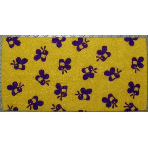 Деталь LEGO dupcloth01 Duplo, Cloth 4 x 8 with Purple Bee Pattern